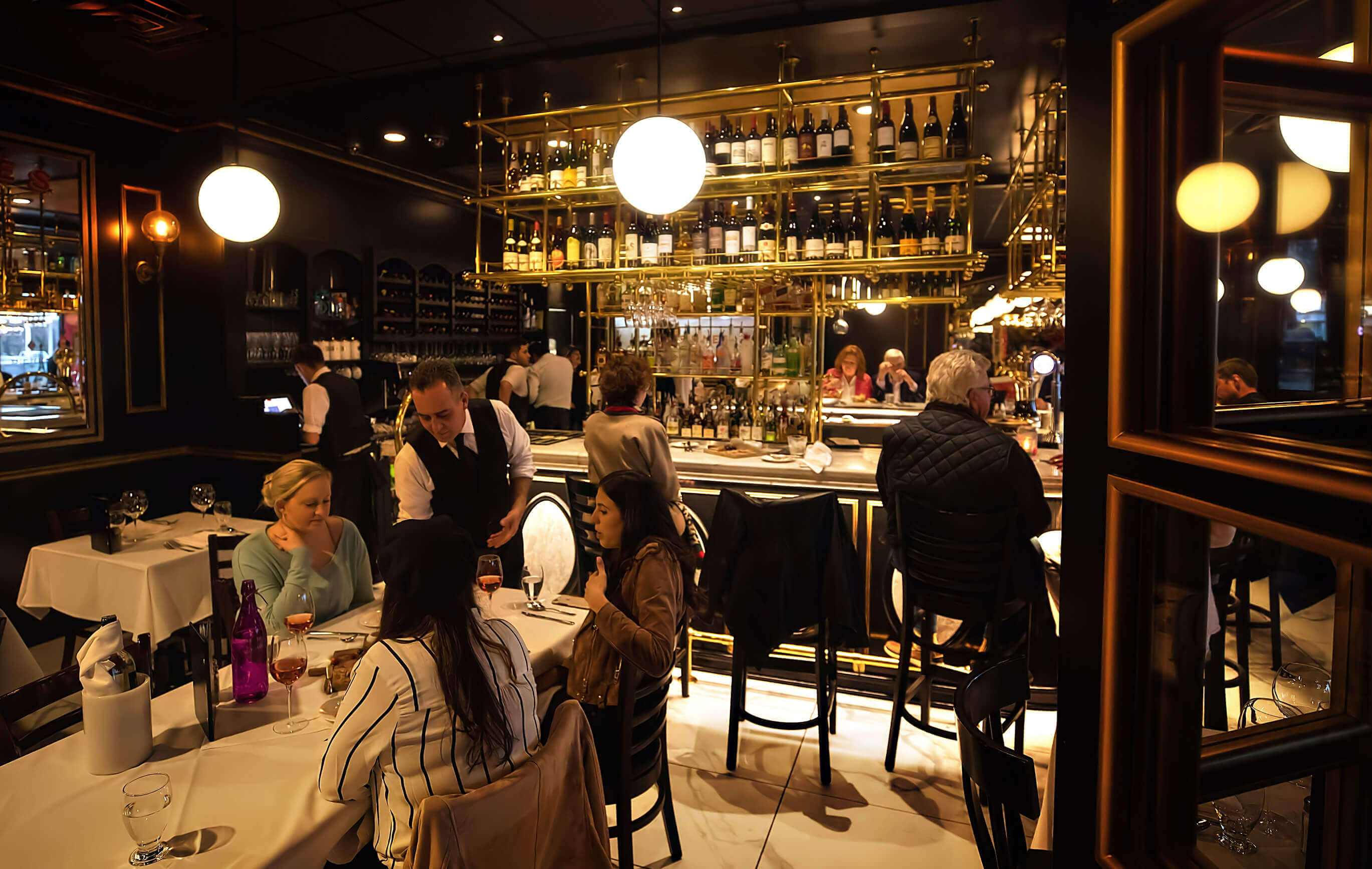 Georges French Bistro Dining Area